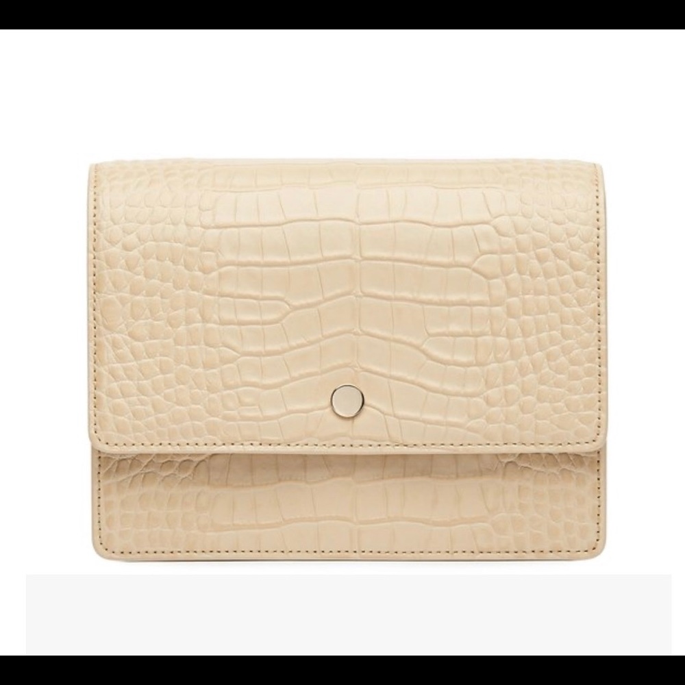 OAD mini croc messenger bag